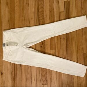 Abercrombie & Fitch Women's Cream Skinny Jeans